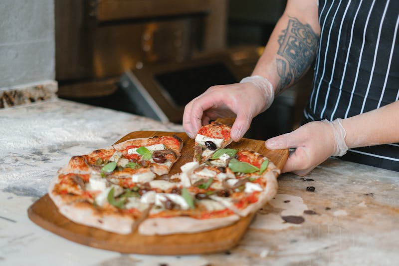 BBQ Brisket Pizza from Dions